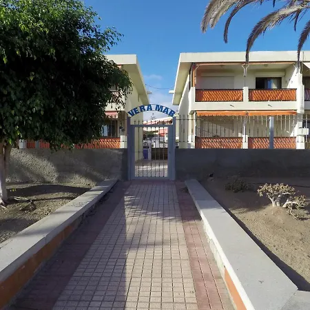 Vera Mar 8a - Primera Linea Con Piscina Y Parking דירה ארונה