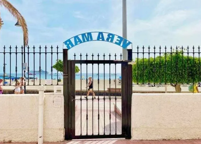 Vera Mar 8a - Primera Linea Con Piscina Y Parking *