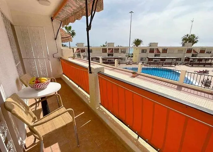 Apartment Vera Mar 8a - Primera Linea Con Piscina Y Parking Arona (Tenerife)